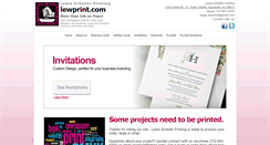 Desktop Screenshot of lewprint.com